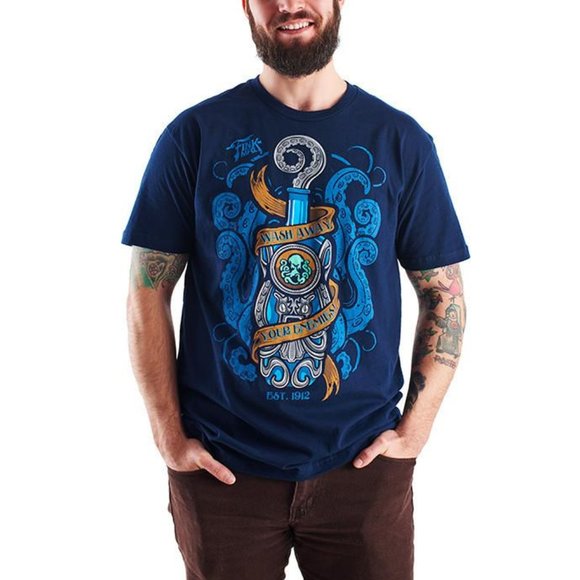 New! BioShock Infinite Undertow Vigor Gamer T-Shirt - Picture 2 of 2